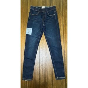 So Girls Dark Wash Skinny Jeans Size 14 Elastic Waist‎ Stretch Denim Pants